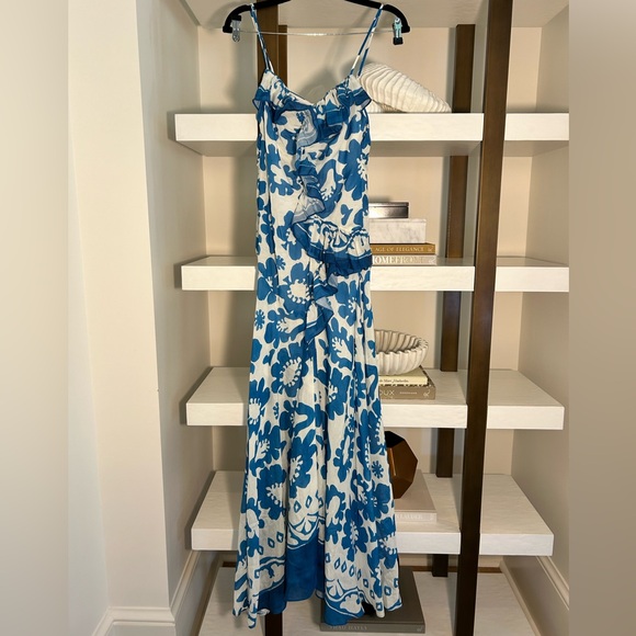 Sandro- Linen Blend Zarelle Dress - Picture 2 of 4